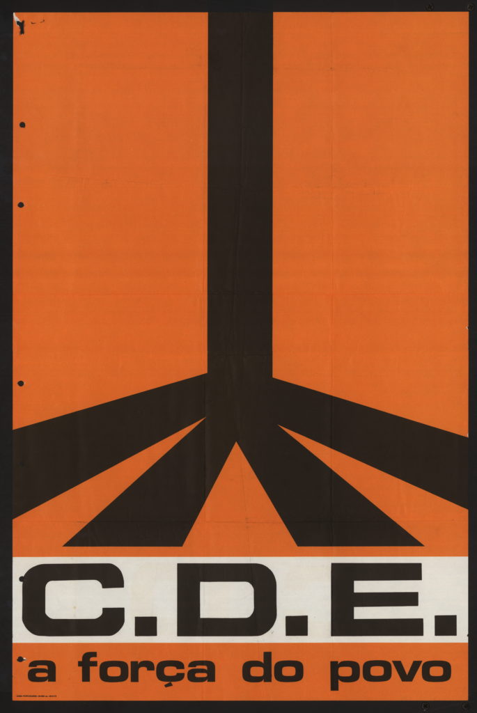 Panfleto da Comissão Democrática Eleitoral (CDE) - 1969