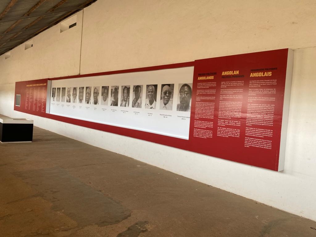 Exposição no Pavilhão de presos angolanos